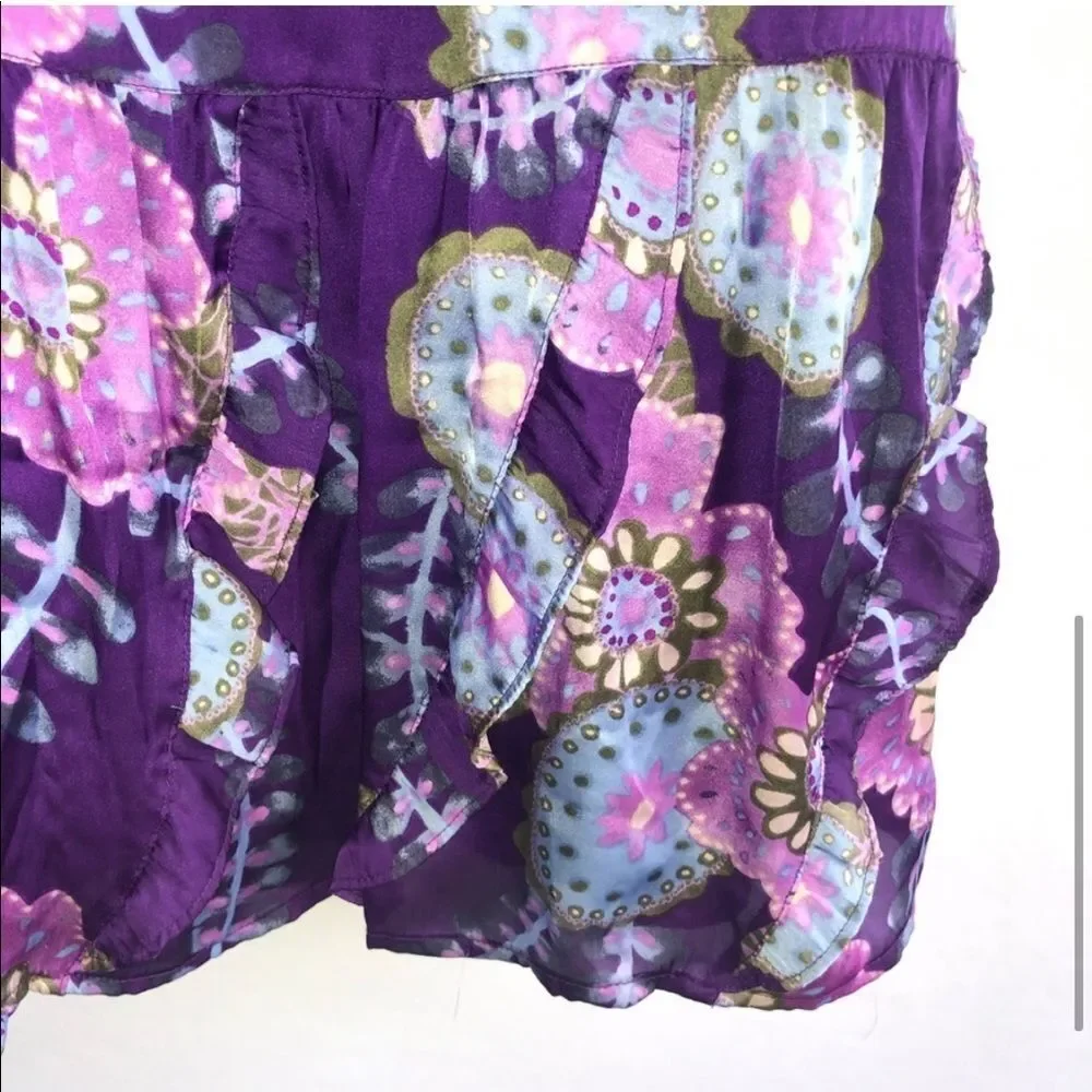 Gap Purple Floral Dress